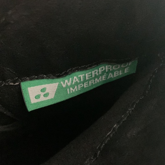 COUGAR Astro Black Silky Suede Hidden Wedge Pull On Waterproof Ankle Boot Bootie - Picture 6 of 11